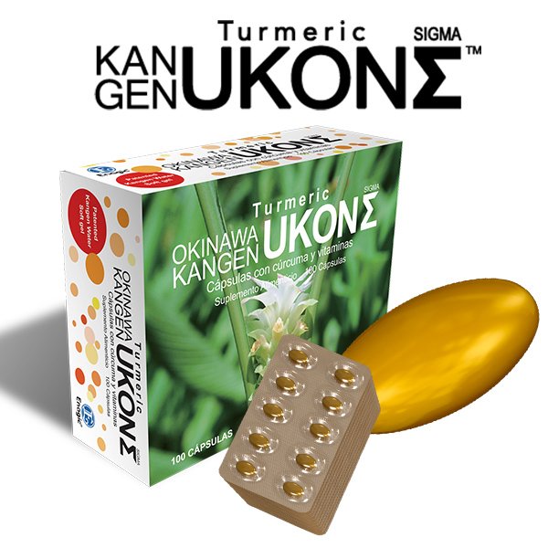 Complemento de Curcuma organica Kangen UKON